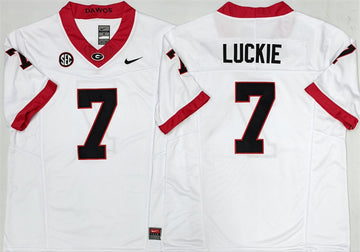 Lawson Luckie Georgia Bulldogs white jersey