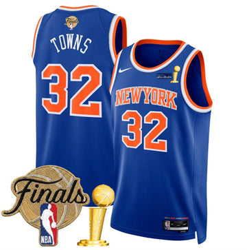 Karl-Anthony Towns New York Knicks blue jersey