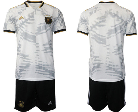 Custom Germany National Team white Home jersey