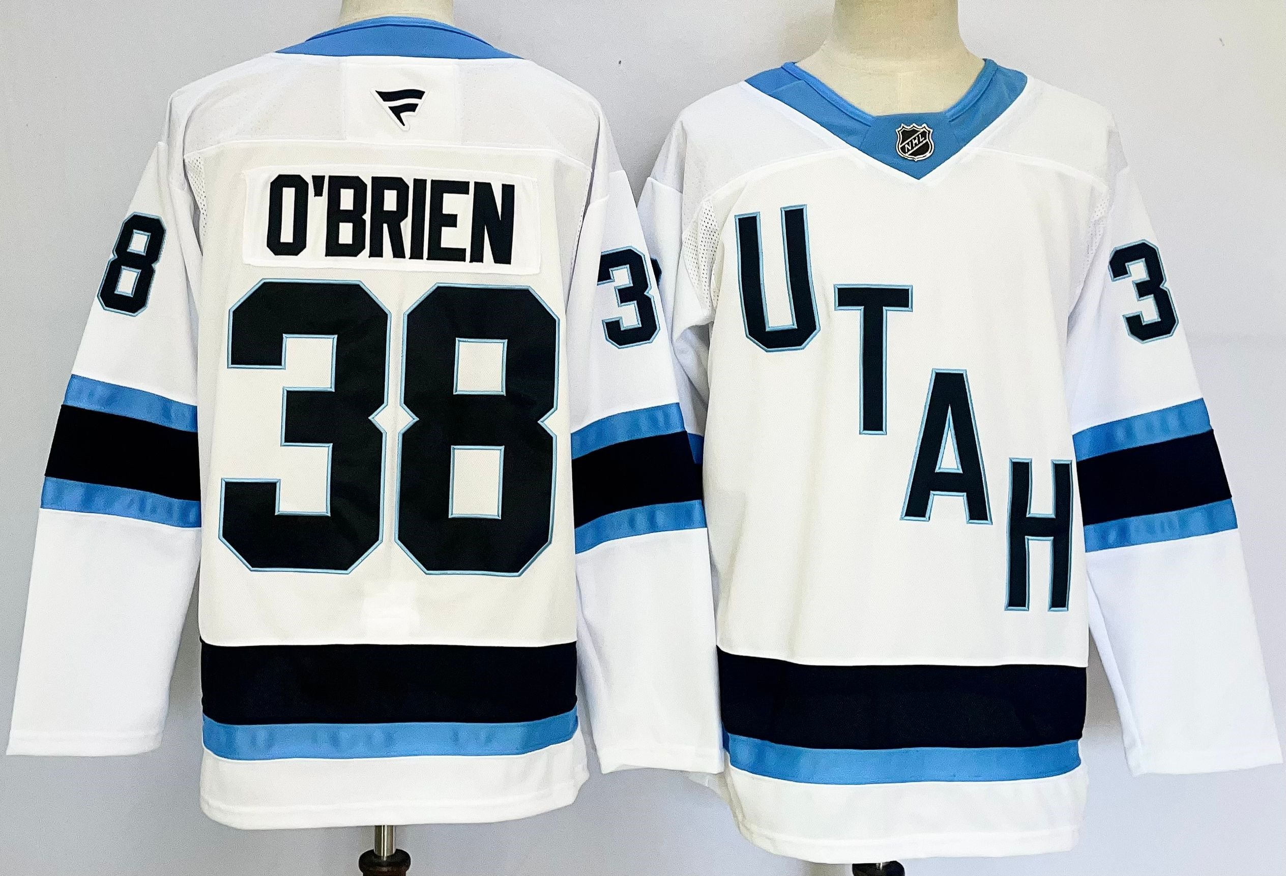 Liam O'Brien Utah Mammoth white jersey
