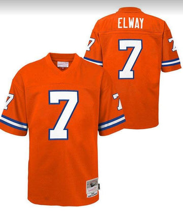 John Elway Denver Broncos orange jersey