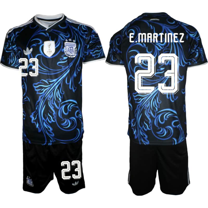 Emiliano Martínez Argentina National Team black Away jersey