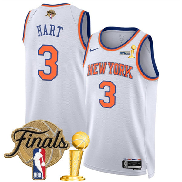 Josh Hart New York Knicks white jersey