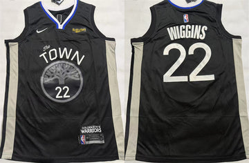 Andrew Wiggins Golden State Warriors black jersey