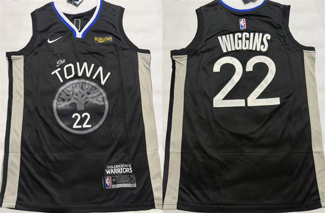 Andrew Wiggins Golden State Warriors black jersey