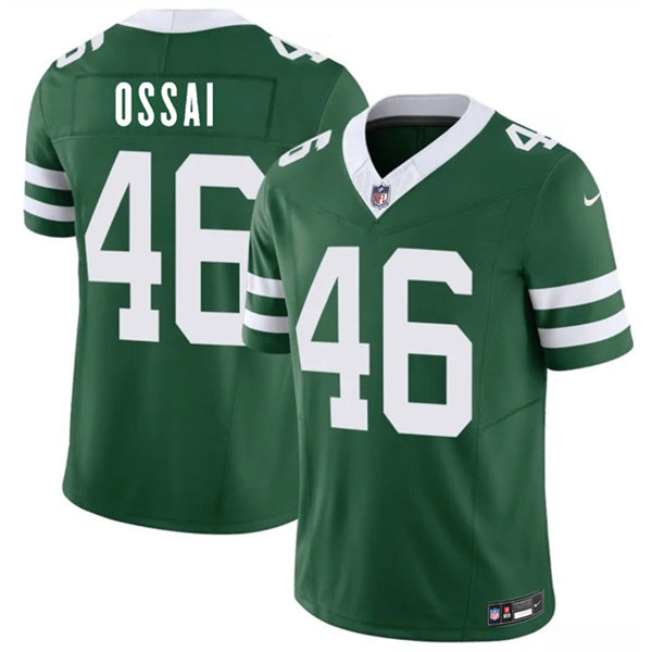 Joseph Ossai New York Jets green Vapor jersey