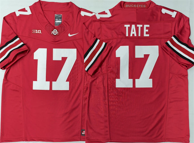Carnell Tate Ohio State Buckeyes red Limited jersey