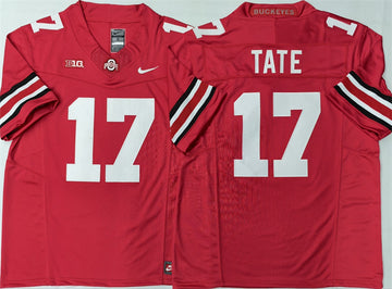 Carnell Tate Ohio State Buckeyes red Limited jersey