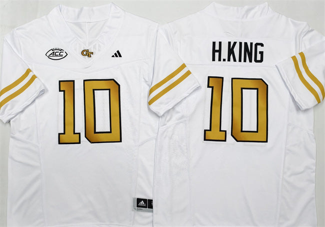 Haynes King Georgia Tech Yellow Jackets white Limited jersey