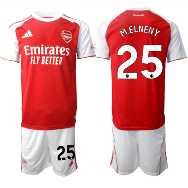 Mohamed Elneny Arsenal red Home jersey