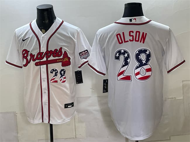 Matt Olson Atlanta Braves white Home jersey