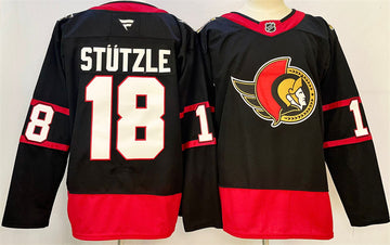 Tim Stützle Ottawa Senators black Home jersey