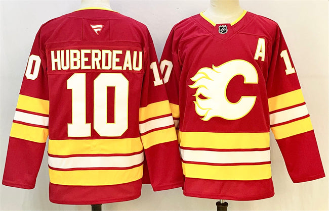 Jonathan Huberdeau Calgary Flames red Home jersey