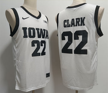 Caitlin Clark Iowa Hawkeyes white jersey