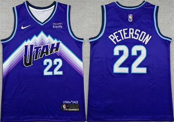 Darryn Peterson Utah Jazz purple jersey