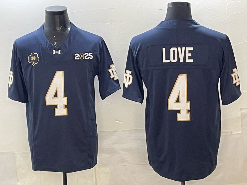 Jeremiyah Love Notre Dame Fighting Irish navy Limited jersey