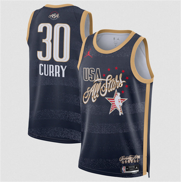 Stephen Curry NBA All-Star navy jersey