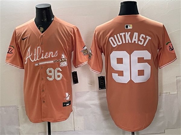 OutKast Atlanta Braves peach Vapor jersey