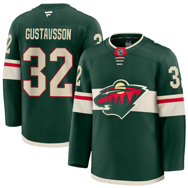 Filip Gustavsson Minnesota Wild green Home jersey