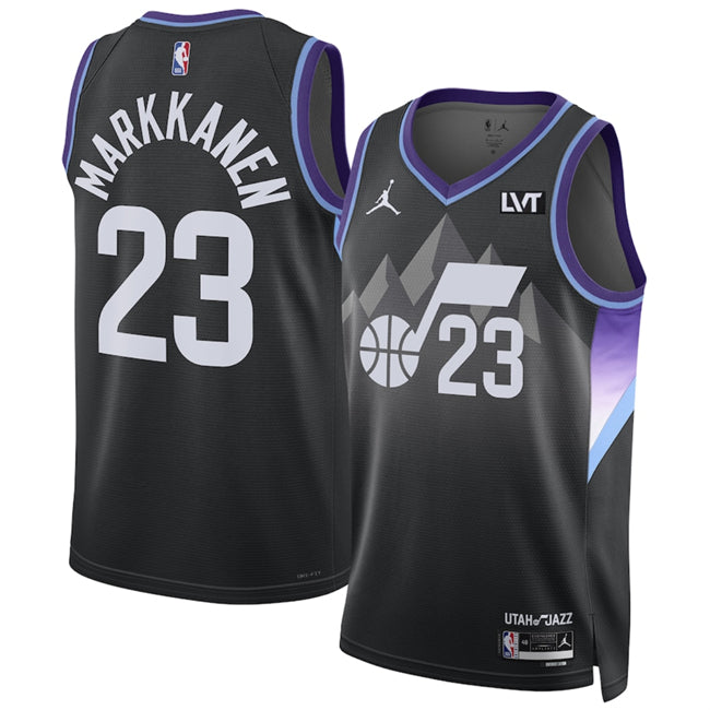 Lauri Markkanen Utah Jazz purple jersey