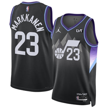 Lauri Markkanen Utah Jazz purple jersey