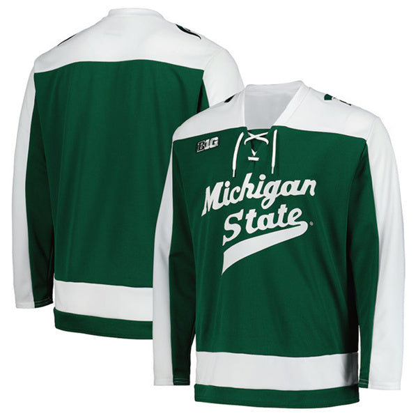 Michigan State Spartans green jersey