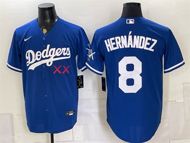 Enrique Hernández Los Angeles Dodgers royal Vapor jersey