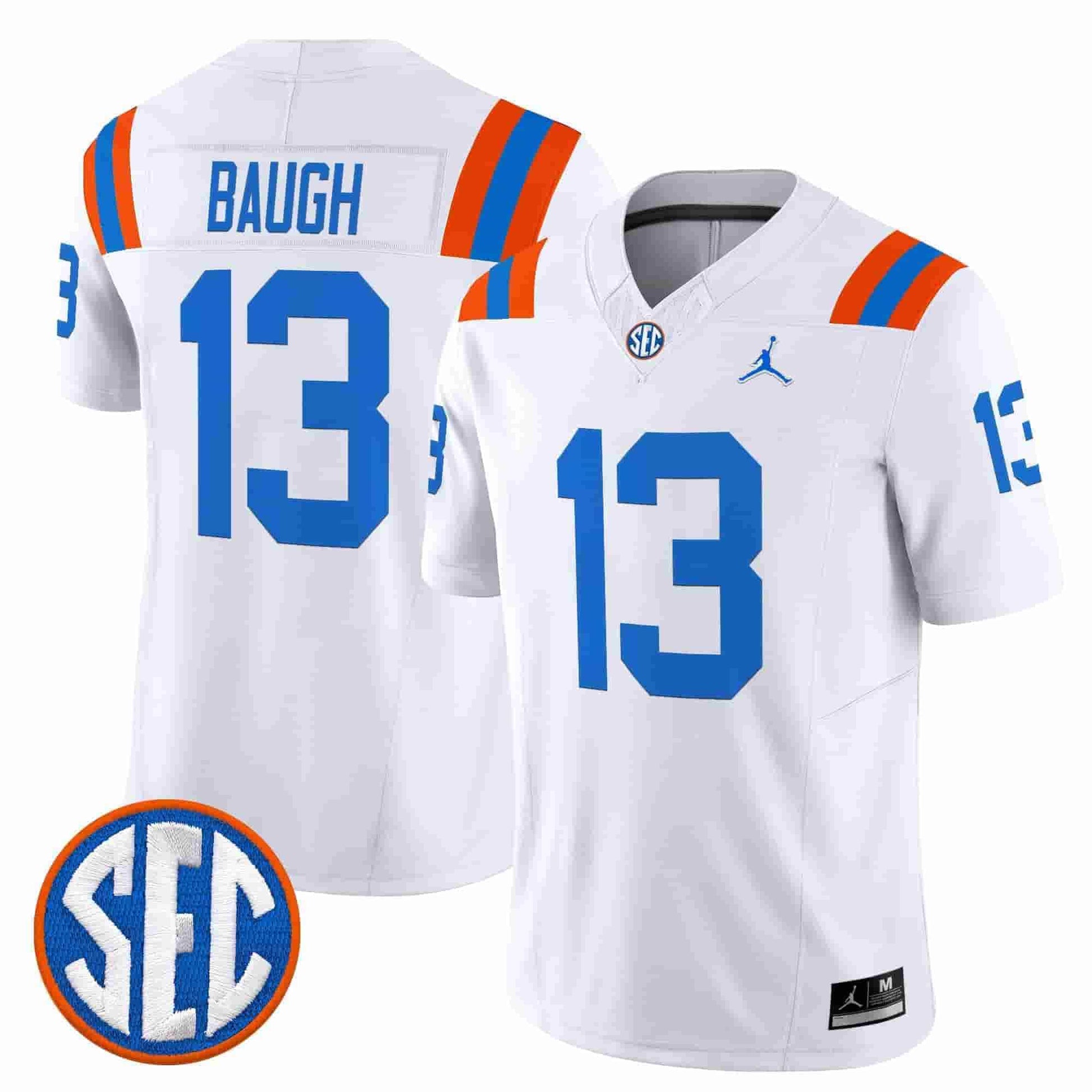 Jadan Baugh Florida Gators white Vapor jersey