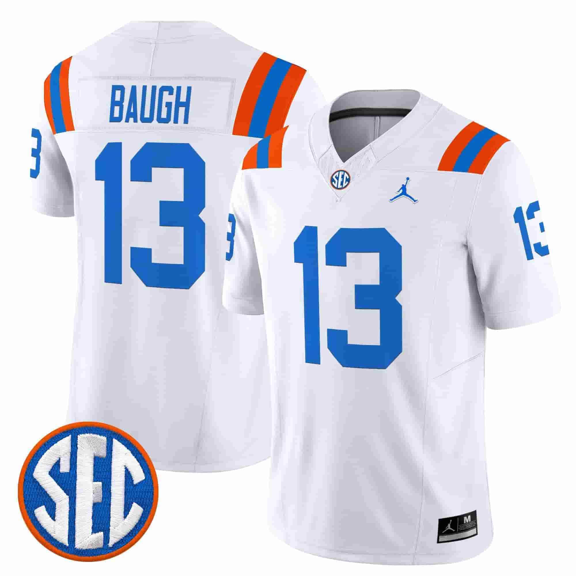 Jadan Baugh Florida Gators white Vapor jersey
