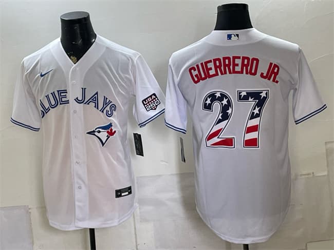 Vladimir Guerrero Jr Toronto Blue Jays white jersey