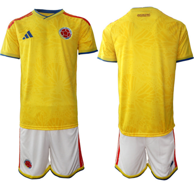 Custom Colombia National Team yellow Home jersey