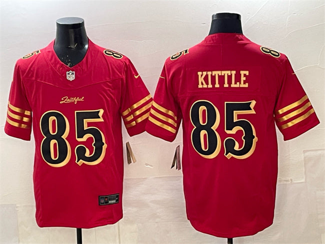 George Kittle San Francisco 49ers red Vapor jersey