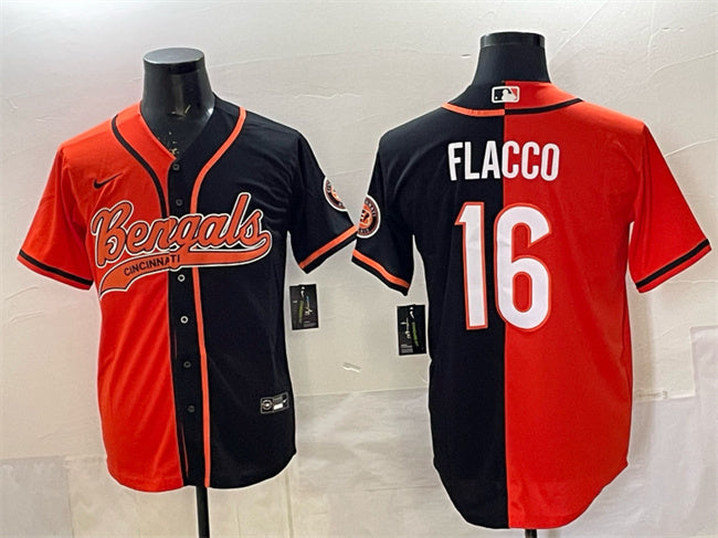 Joe Flacco Cincinnati Bengals Split jersey