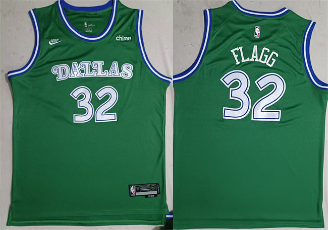 Cooper Flagg Dallas Mavericks green Classic jersey