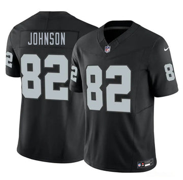 Brandon Johnson Las Vegas Raiders black Vapor jersey