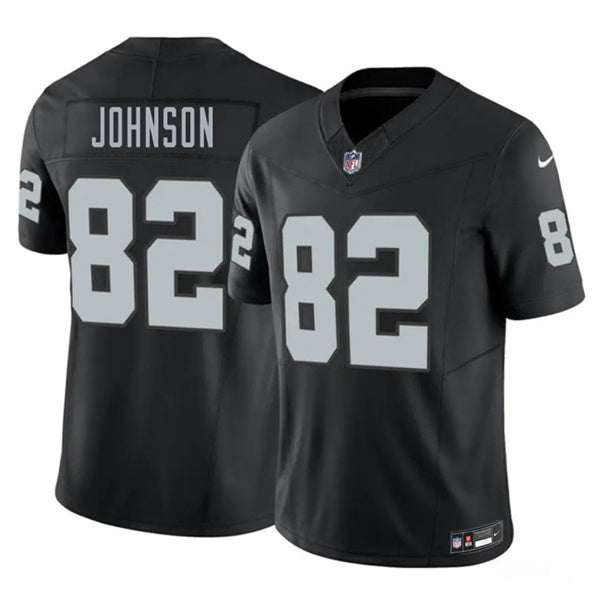 Brandon Johnson Las Vegas Raiders black Vapor jersey
