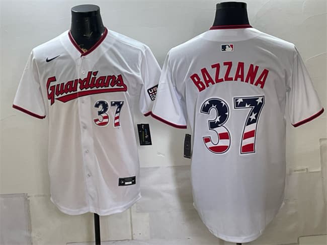 Travis Bazzana Cleveland Guardians white Home jersey