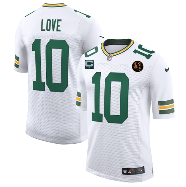 Jordan Love Green Bay Packers white Vapor jersey