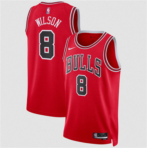 Caleb Wilson Chicago Bulls red jersey