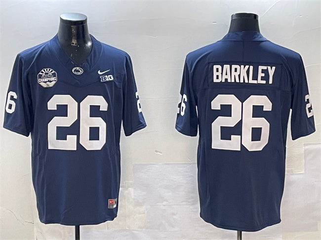 Saquon Barkley Penn State Nittany Lions navy Vapor jersey