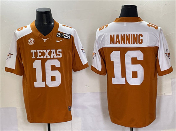 Peyton Manning Texas Longhorns orange jersey