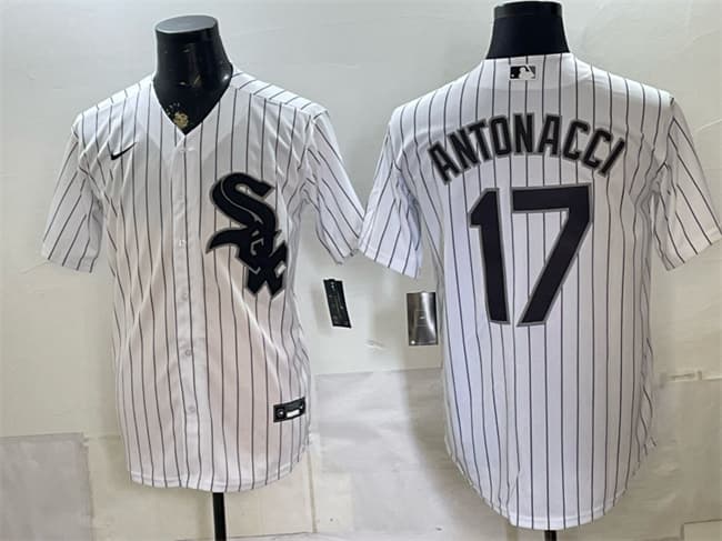 Sam Antonacci Chicago White Sox white Home jersey