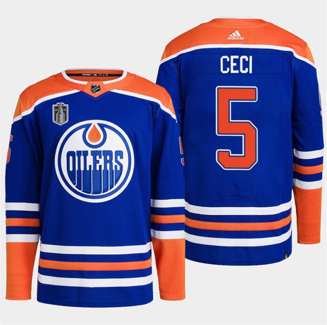 Cody Ceci Edmonton Oilers royal jersey