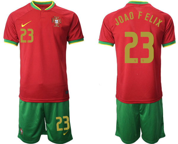 Joao Felix Portugal National Team red Home jersey