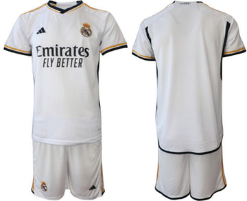 Custom Real Madrid white Home jersey