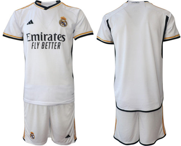 Custom Real Madrid white Home jersey