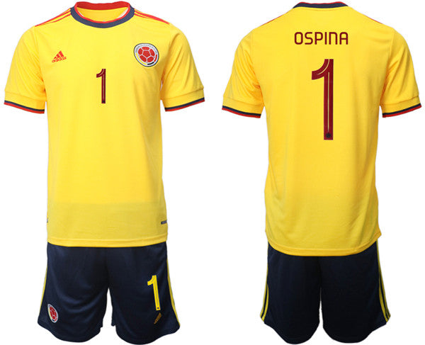 Ospina Colombia National Team yellow Home jersey