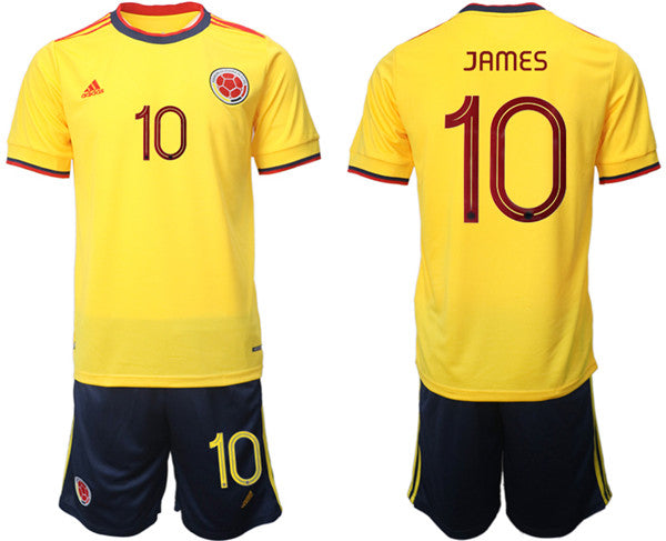 James Colombia National Team yellow Home jersey