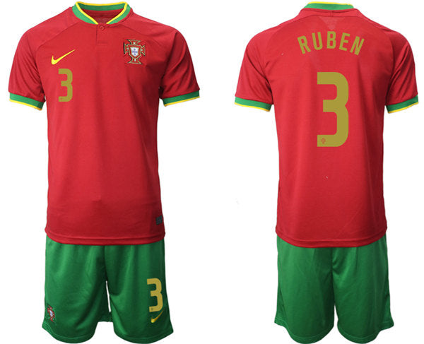 Ruben Portugal National Team red Home jersey