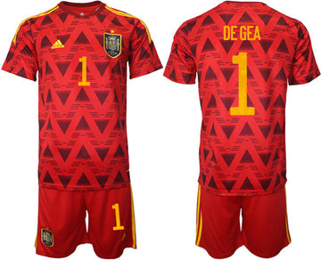 David de Gea Spain National Team red Home jersey